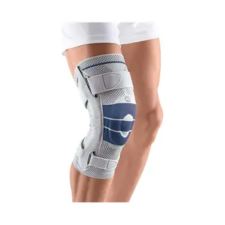 Bauerfeind GenuTrain S Kniebrace - 5 - Rechts - Grijs