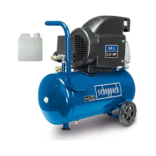 Scheppach Compressor HC26 - 1500W - 8 Bar - 24L Tankinhoud - Oliegesmeerde Luchtcompressor - Incl. DAB46 Compressorolie