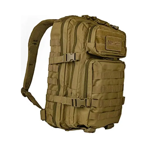 Mil-Tec Us Assault Pack Tagesrucksack (20L) • Taktischer Militär Rucksack Mit Molle-System • Kompakter Bundeswehr Rucksack, Wanderrucksack, thumbnail