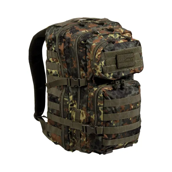 Mil-Tec Us Assault Molle Backpack - Rugzak - 36 Liter - Flecktarn Camo thumbnail