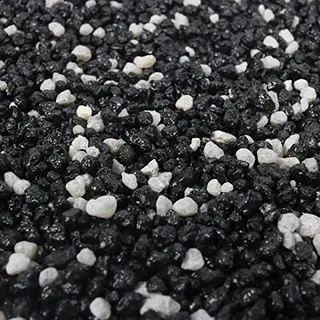 Aqua d'ella Aqua Della Aquarium Grind Mix Zwart/wit - Inhoud, 2 Kilo - Korrel 2 Tot 4mm