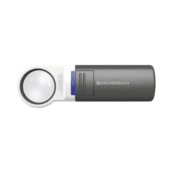 Eschenbach Optik Lupe Handlupe Mit Led-Beleuchtung MobiluxLED Vergrößerung, 4x Linsengröße, (Ø) 60mm thumbnail