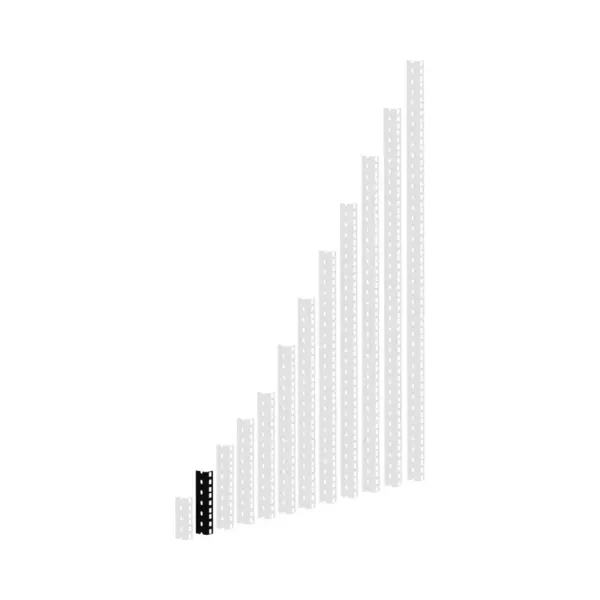 adam hall 61535B3 Rack Zubehör Regal-Schiene thumbnail