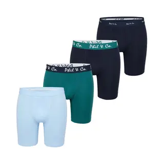 Phil & Co. Berlin Retro Boxer Long Boxer 4-Pack