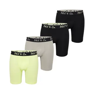 Phil & Co. Berlin Retro Boxer Long Boxer 4-Pack
