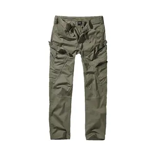 Brandit - Adven Slim Fit Cargobroek - L - Groen