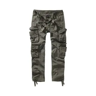 Brandit Pure Vintage Trouser Slim Cargohose Oliv In 5XL