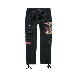 Iron Maiden Pure Slim Trousers Cargo Trousers Black