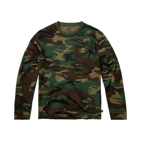 Brandit - Premium Longsleeve Shirt - Xl - Groen thumbnail