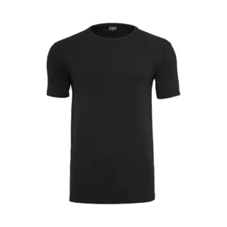 Urban Classics T-shirt - Fitted Stretch Tee - S Tot 5XL - Voor Mannen - Zwart