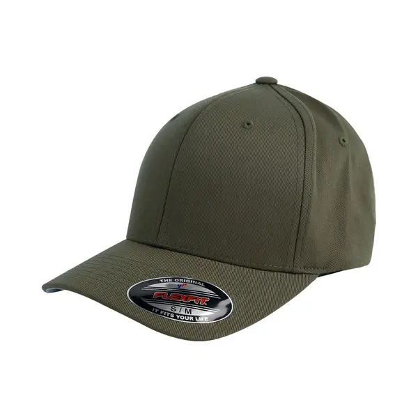 Flexfit Wooly Combed Baseball Cap Unisex, Buck, Xxs-Xs thumbnail