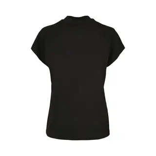 Urban Classics, Damen, Shirts, Ladies Oversized Cut On Sleeve Viscose Tee, Schwarz, (S)