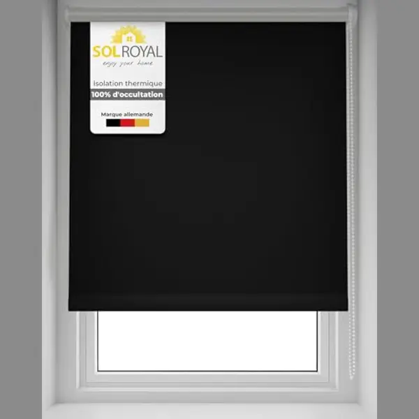 Sol Royal - Thermorollo Solreflect T42 Für Fenster & Türen Schwarz, 160x40x3.1 Cm thumbnail