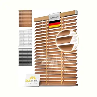 Soldecor Be5 Holzjalousie Eiche 70cm, 250 - Sol Royal