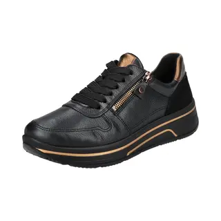 Ara Sneakers Laag 'Sapporo 3.0' Brons / Zwart