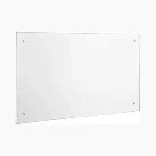 [Neu.haus] Küchenrückwand Mora Glas Herdspritzschutz 90x50 Cm Klarglas Neu.haus