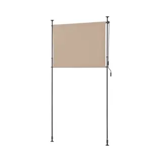 Pro.tec Senkrechtmarkise »Cimarra« Klemmmarkise Senkrechtmarkise Sandfarben 120 X 270 Cm