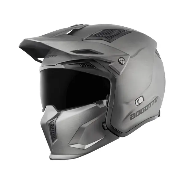 Bogotto Radic Scratch Ece 22.06 Motorhelm - Maat Xs - Helm thumbnail