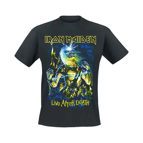 Iron Maiden Live After Death T-Shirt Schwarz In S thumbnail