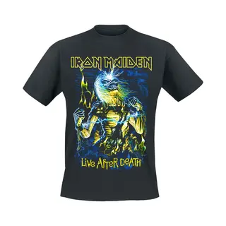 Iron Maiden Live After Death T-Shirt Schwarz In L