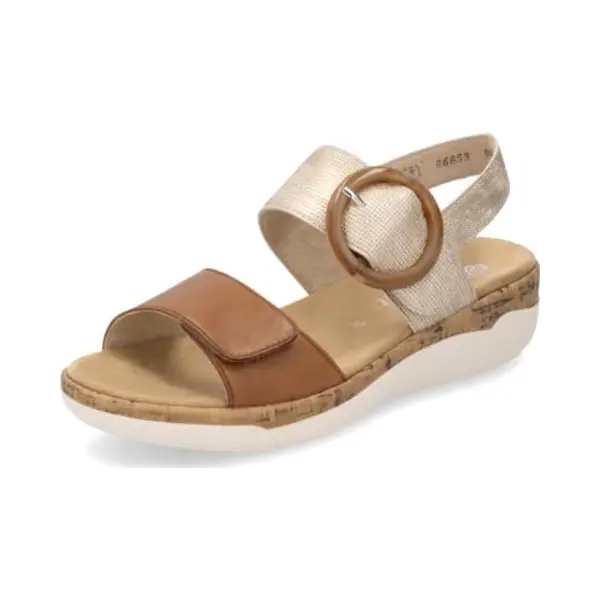 Remonte -Dames - Cognac/caramel - Sandalen - Maat 41 thumbnail
