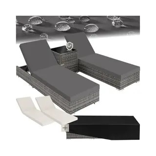 TecTake 403088 Gartenmöbel-Set Grau