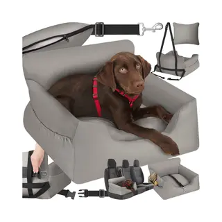 Tectake Millow Grey Dog Car Seat