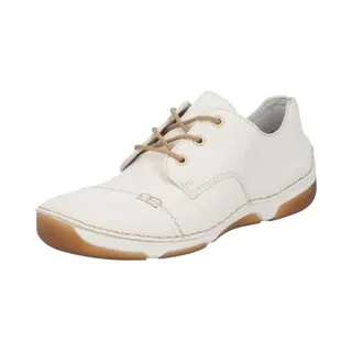 Rieker Damen 55920 Schnürschuhe Weiss 40