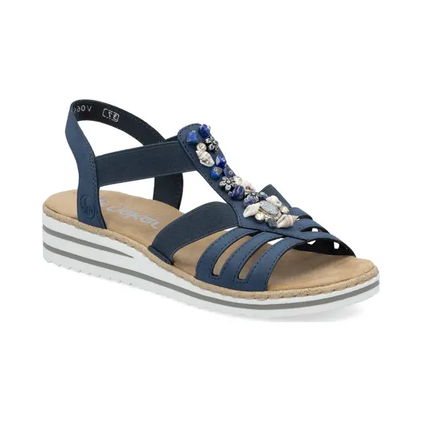 Rieker Sandaal Marine / Parelwit thumbnail