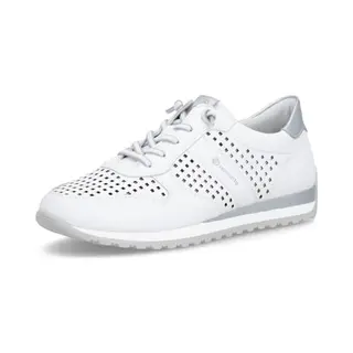 Remonte Damen Low-Top Sneaker D3H04, Frauen Halbschuhe, lose Einlage, Freizeitschuhe, Turnschuhe, Laufschuhe, straßenschuhe, Weiss Kombi (80), 39 Eu