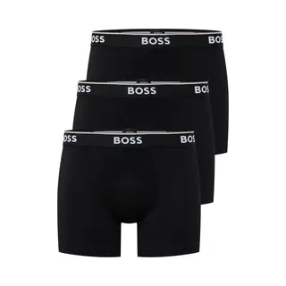 Boss Boxershorts 'Power' Lichtbruin / Zwart / Wit