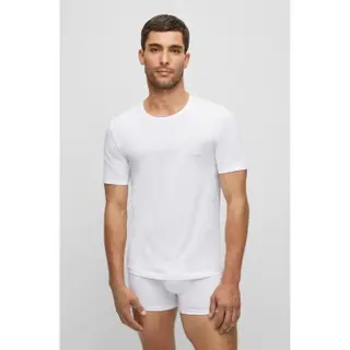 Boss Für Herren. 50475284 3er-Pack Rn 3P Klassische Weiße T-Shirts (Xl), Lässig, Baumwolle, Kurzarm