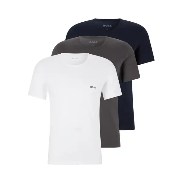 Boss Shirt Grijs Gemêleerd / Zwart / Wit thumbnail