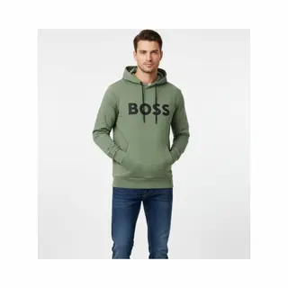 Boss Für Herren. 50551457 Sweatshirt Soody Zone Grün (S), Lässig, Baumwolle