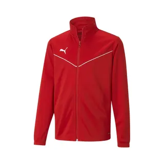 Puma TeamRISE Training Poly Jacket, Puma Red-puma White, 152
