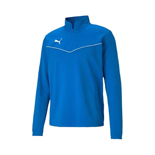 Puma Herren TeamRISE 1/4 Zip Top T-Shirt, Electric Blue Lemonade, Xl thumbnail
