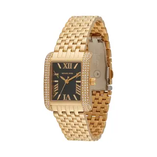 Michael Kors Emery - Dames Horloge - Goudkleurig Met Band