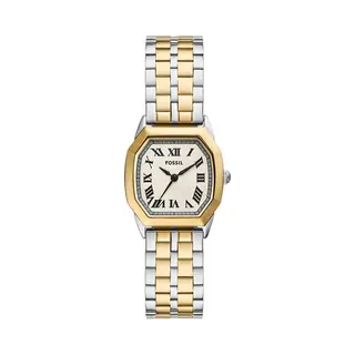 Fossil Analoog Horloge 'Harlow' Goud / Zilver