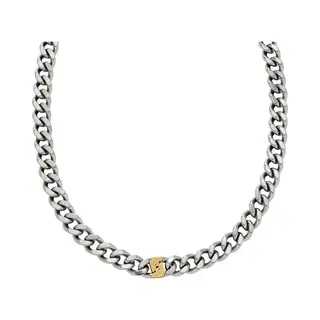 Emporio Armani Men's Stainless Steel With Lobster Clasp Closure Chain Necklace