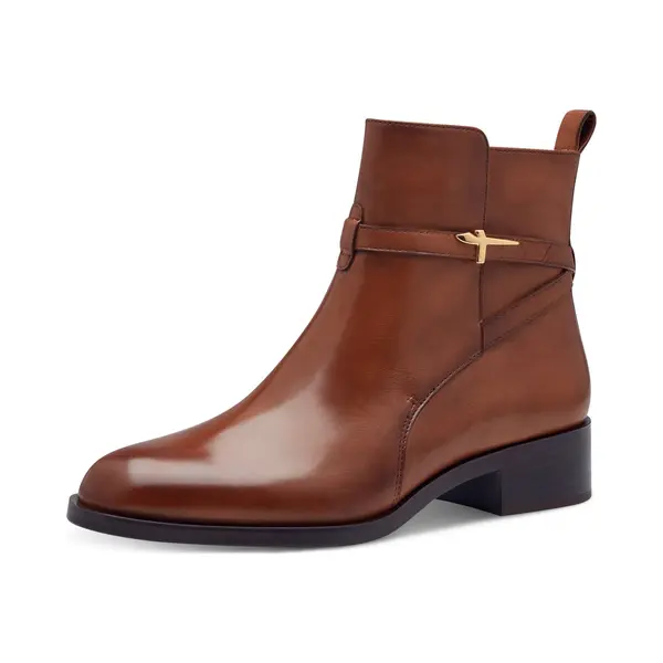 Tamaris Leather Bootie Unisex Brown thumbnail