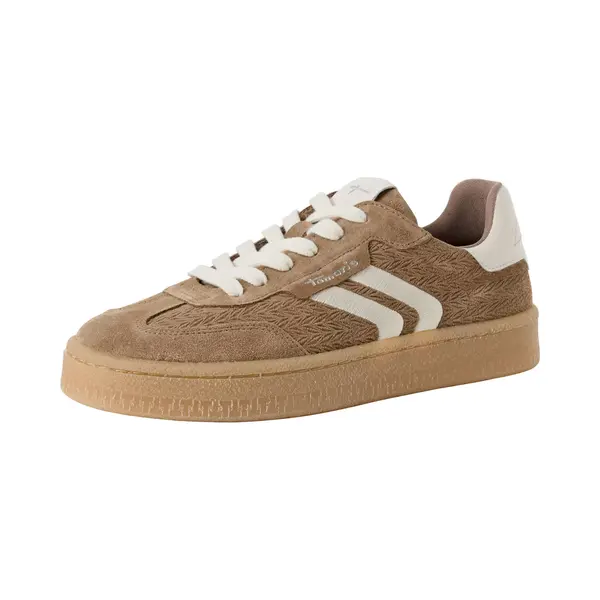Tamaris Leather Sneaker Unisex Beige thumbnail