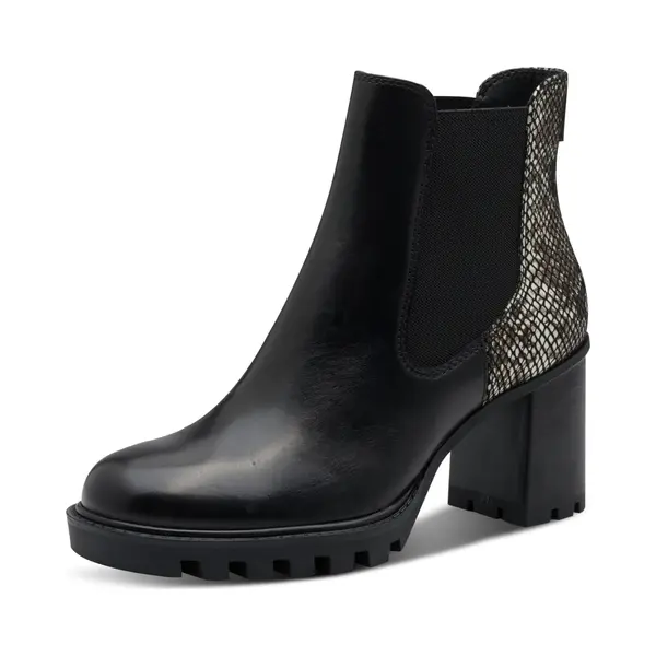 Tamaris Chelsea 1-25371-45 Chelsea Dameslaarzen, Zwart/kam, 40 Eu thumbnail