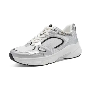 Tamaris Damen Sneaker Low, Metallic, 38 Eu