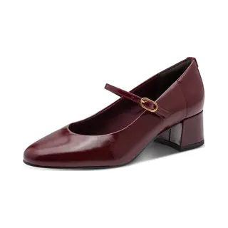 Tamaris Leren Hakken Unisex Zwart