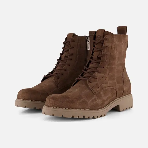 Tamaris Leren Bootie Unisex Zwart thumbnail