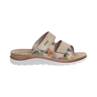 Rohde Baviera Damen, Frauen, Pantoletten, Slipper, Slides, Sandalen, Sommerschuhe, Freizeitschuhe, Slipper, Slip-ons, Mules, Clogs, Natur, 38 Eu