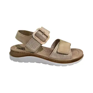 Rohde 1311 14 Sandalen Beige Leer Dames - Beige - 37