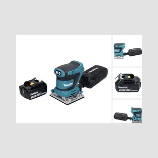Makita Dbo 482 F1 Akku Schwingschleifer 18 V 112 X 102 Mm + 1x Akku 3, 0 Ah - Ohne Ladegerät