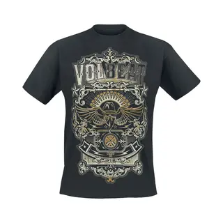 Volbeat Old Letters T-Shirt Schwarz In M