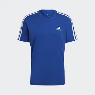 Adidas T-shirt Heren - Ess - Blauw - Katoen - Maat S